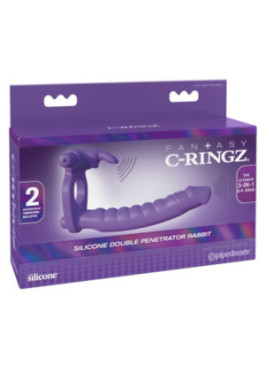 Silicone Double Penetrator Rabbit